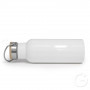 Thermal white bottle with bamboo cap 500 ml TERMA EKO