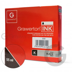 Atrament sublimacyjny Grawerton INK do drukarki 3210 - Black 55 ml