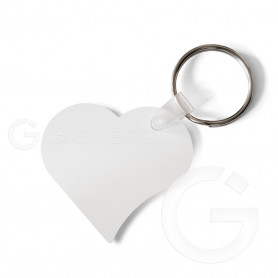 Brelok do sublimacji aluminiowy serce 5 szt./op LOK