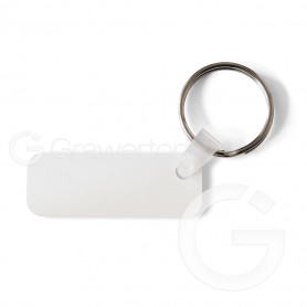 Aluminium sublimation key ring rectangular 5 pc/pcs LOK