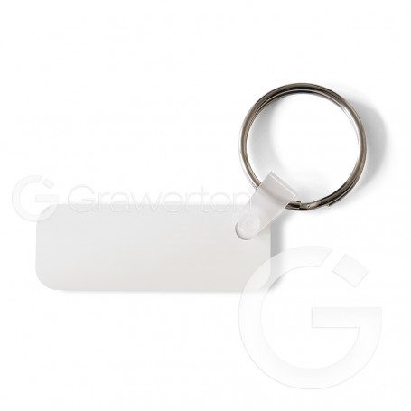 Aluminium sublimation key ring rectangular 5 pc/pcs LOK