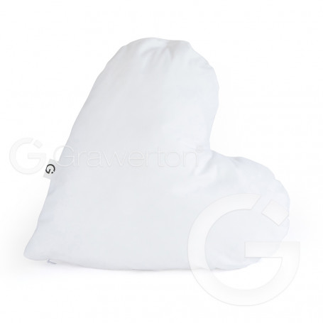 Heart-shaped pillow case