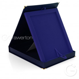 Etui SAMETI do podkładu 6x8' pionowe granatowe