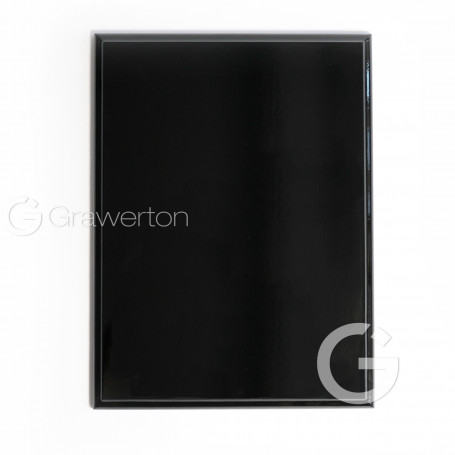 MDF plaque black NERO 8x10' (203x254 mm)