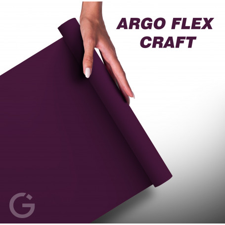 Argo Flex CRAFT foil for iron-on transfers 30x50 cm - Aubergine