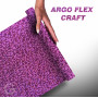 Folia Argo Flex CRAFT do naprasowanek 30x50 cm - Fiolet Glamour