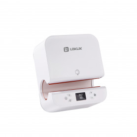 Auto tumbler heat press LOKLiK white