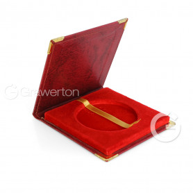 Etui SAMETI do medali, bordowe