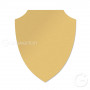 Blacha w kształcie tarczy półmatowa złota 108x143 mm, wzór: 561