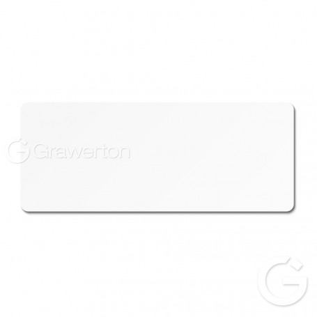 Błyszczący identyfikator plastikowy UNISUB 75x30 mm