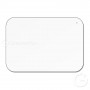 Plastic key ring rectangular matte double-sided RB011