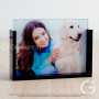Frame with glass for printing