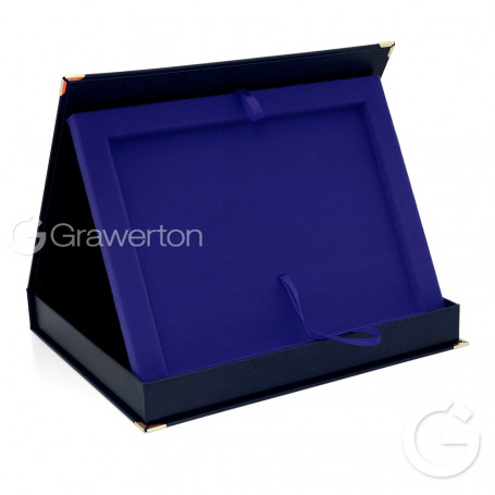 SAMETI case for 10x13" plaque horizontal navy